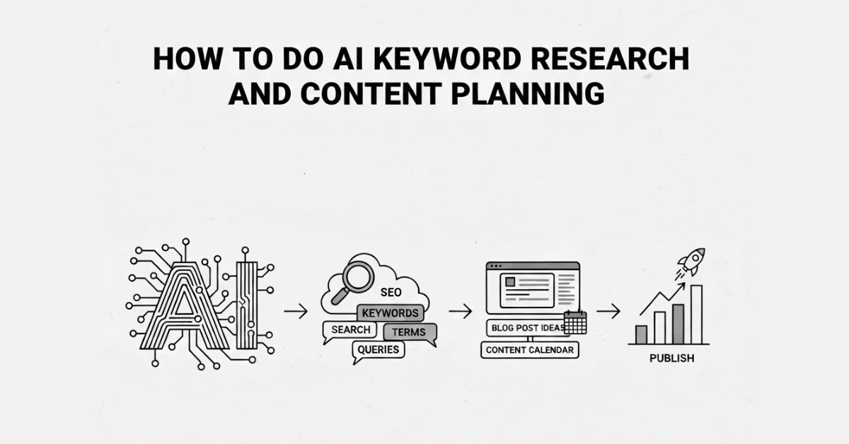 AI keyword research and content planning